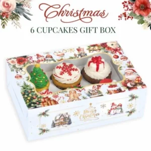 Christmas Cupcake Boxes