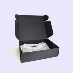 Black Shipping Boxes